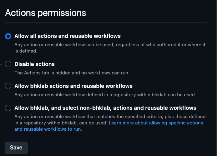 actions-permissions